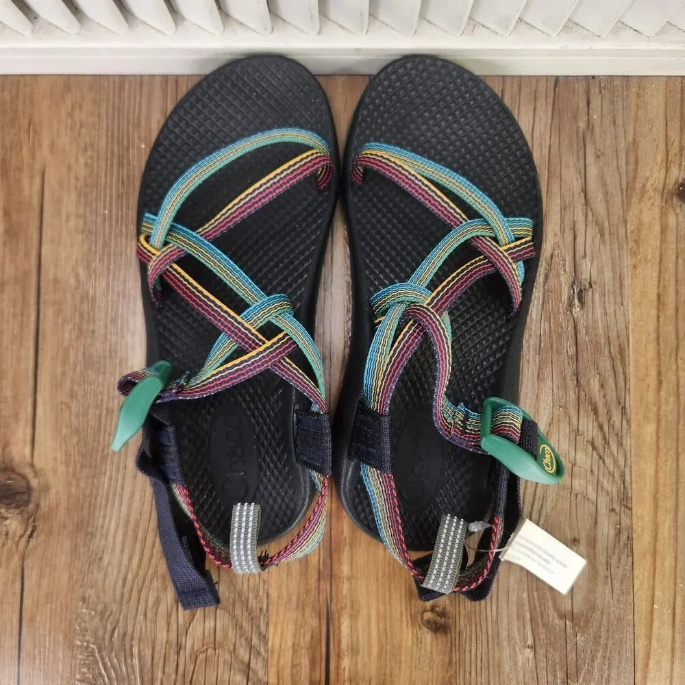 Chaco ZX/1 Ecotread Kids Sz 3 M Rising Navy Blue Strappy Beach Sandals JCH180386